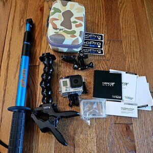 GoPro Hero 3+ Silver Edition Action Camera and accessories, all new, unused